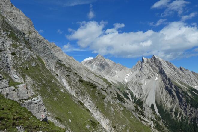 Blick vom Zochenpass zum Bösen Weibele