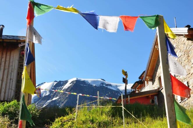 Noch 10 Schritte - dann ist man oben am Taschachhaus
