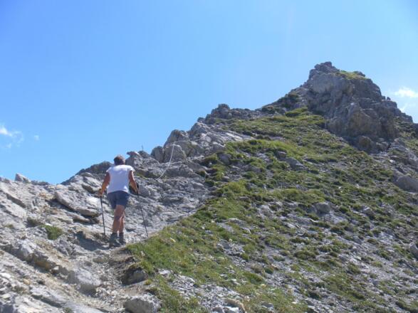 erste Seilsicherungen