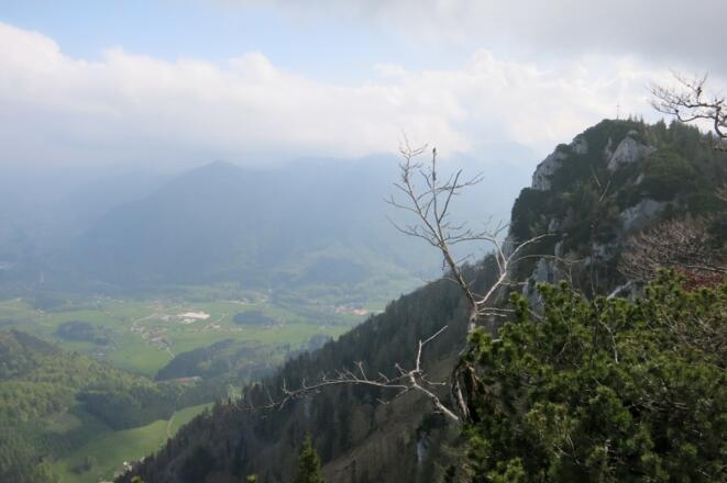 Blick zurück und ins Tal