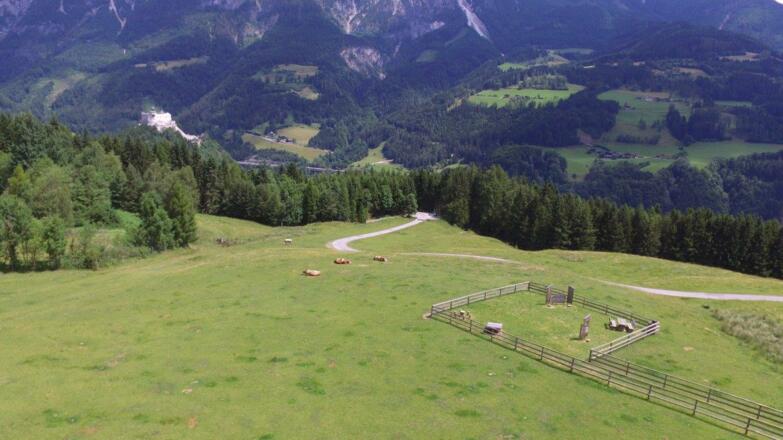 Vom Gschwandtanger  genießt man einen sensationellen Panoramablick.