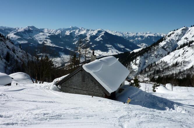 Blick in die Pinzgauer Skitouren