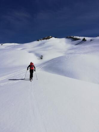 Wir wählen den linken Aufstieg zur höchsten Erhebung
