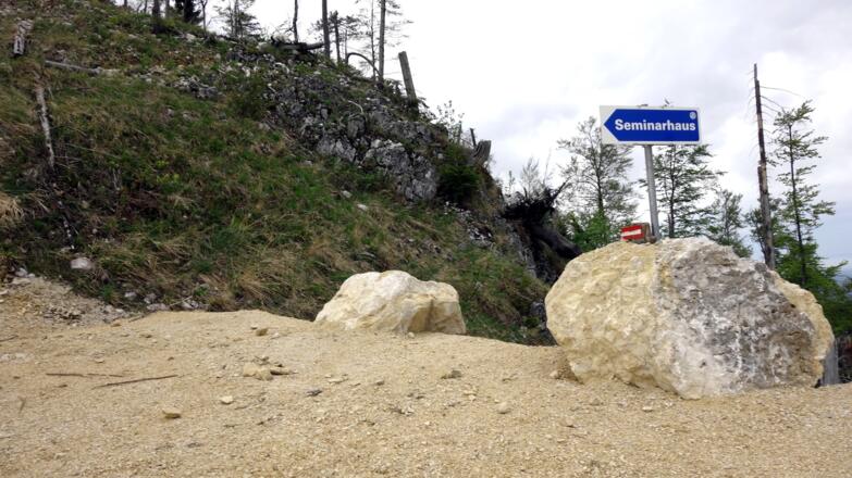 Anstieg vom Steinbruch ~1130m