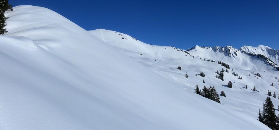 Falzer Kopf über Südwestgratrücken