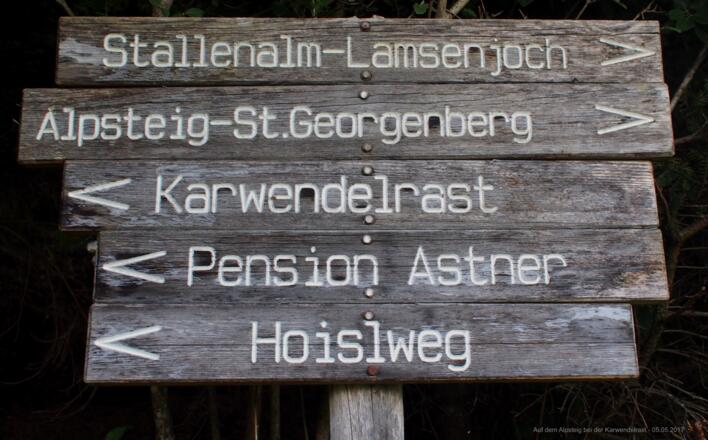 Auf den Alpsteig zur Karwendelrast