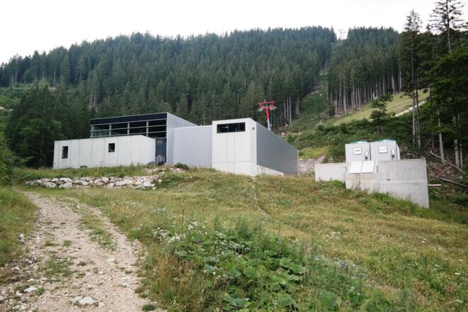Die Talstation des Gsoll-Liftes.