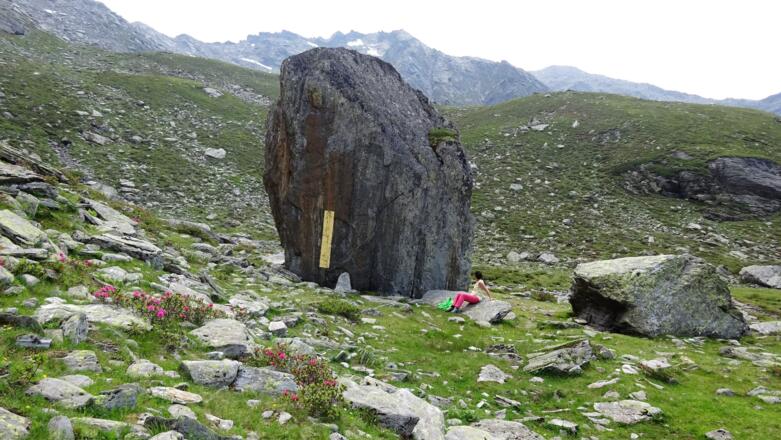 Steinzeitliche Kultstätte oder nicht - in jedem Fall ein Naturdenkmal - der G'schriebene Stein.