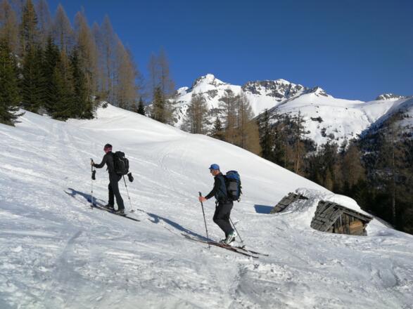 1.740 m - Blick zum Mosermandl ...