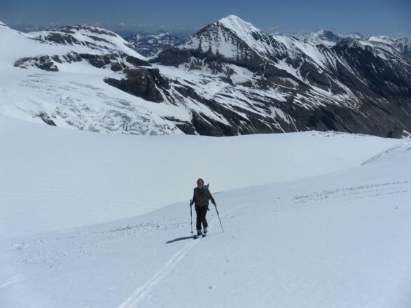 Ostflanke des Schneewinkelkopfes, Hufeisenbruch, Fuscherkarkopf