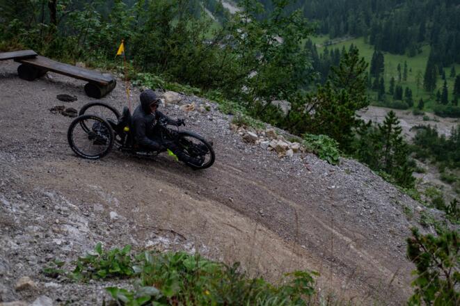 Abfahrt vom Plumsjoch