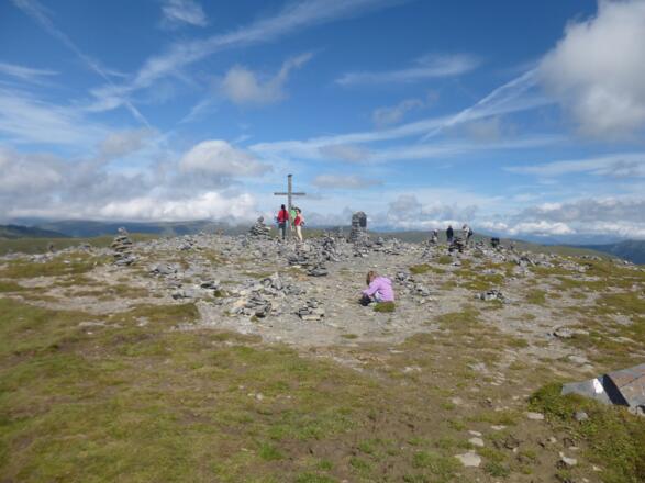 Der Einfache aber schöne Gipfel. Die Eisentalhöhe