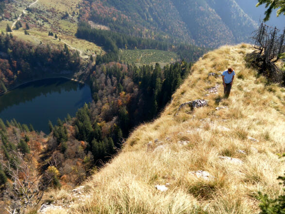 Mönichsee unter dem SO-Grat
