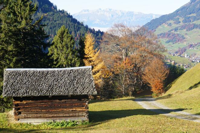 Unterwegs Richtung Hintertöbelalpe