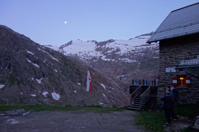 Start an der Langtalereckhütte