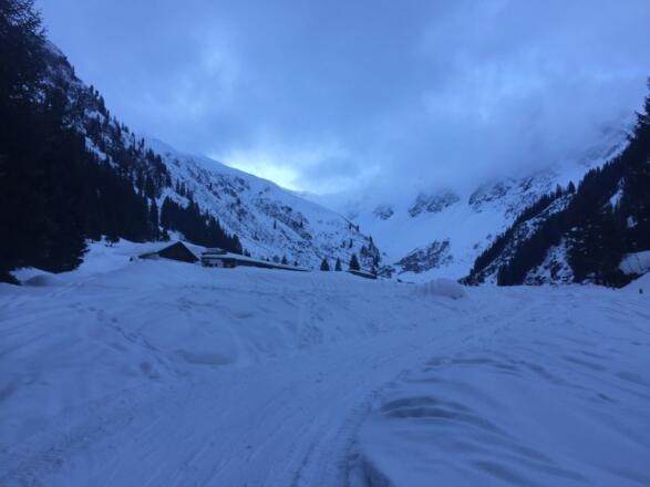 Aufstieg zur Nenziggast Alpe