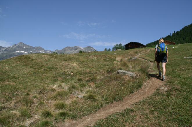Die Untere Kofler Alm ist erreicht.