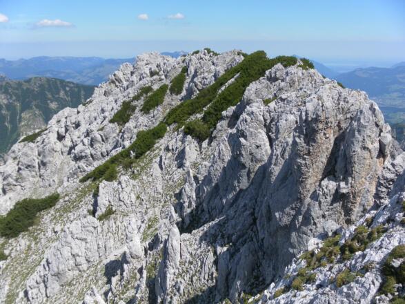 Blick zum Hauptgipfel