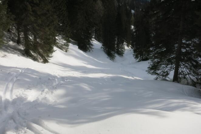 Abfahrt zurück zur Hintersteineralm