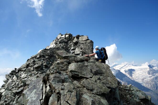Einfaches Kreuz, Hoher Tenn 3368m