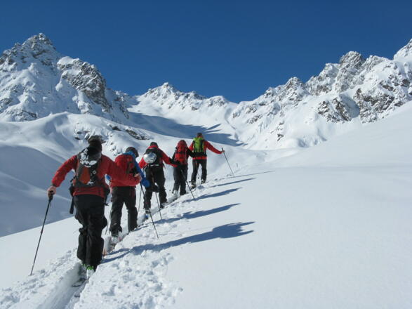 Vor uns das lange Kromertal mit Kromerlücke!