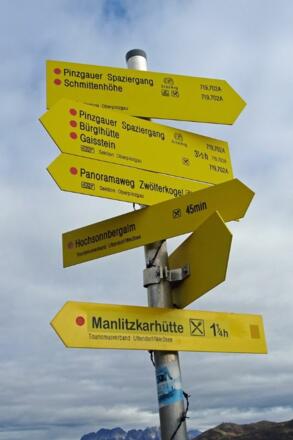 Wegweiser am Sommertor