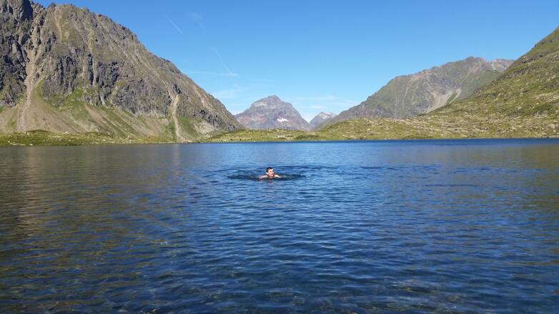 Abkühlung im 3 Landschitzsee