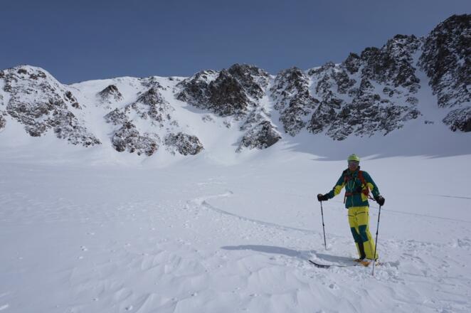 Frontalansicht der Weißseespitze