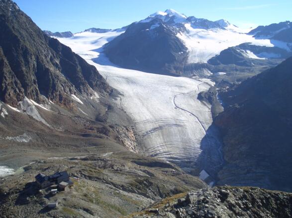 Wildspitze (3768 m), Mittelbergferner + Braunschweiger Hütte