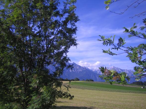 Schöne Ausblicke auf das Karwendel