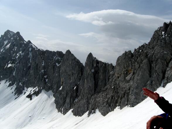 Einmalige Landschaft - Hier: Hochnisslpitze, Steinkarlspitze, Rotwandlspitze