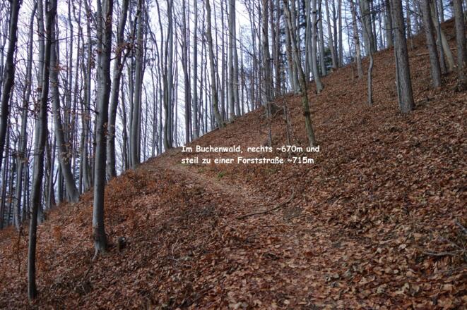 Steilstufe ca. 670 - 715m