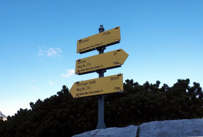 Röllsattel 1755m
