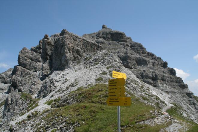 Mit dem Erreichen der Malgrubenscharte, sind die schwierigsten alpinen Herausforderungen gemeistert.