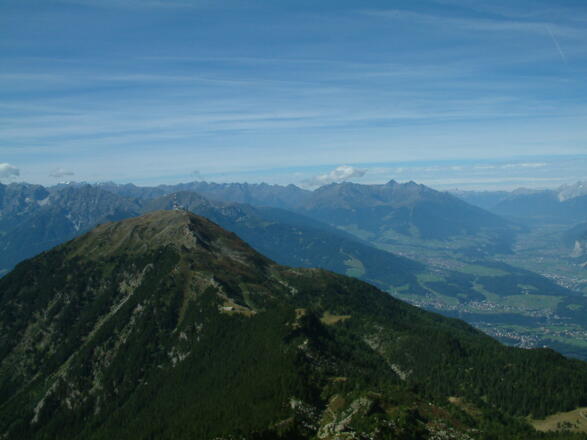 Blick zurück zum Patscherkofel