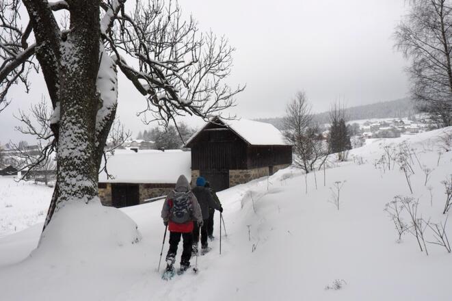 Hof vor dem Graben um 910m