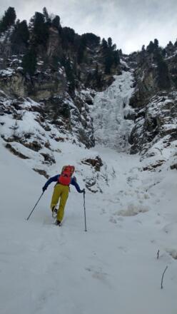 Im Zustieg zum Easy afternoon