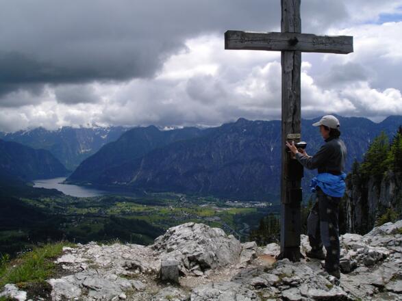Am Gipfel des Predigstuhles (6.6.2004)
