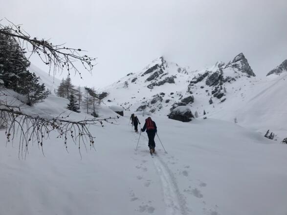 Anstieg Richtung Muttekopfhütte