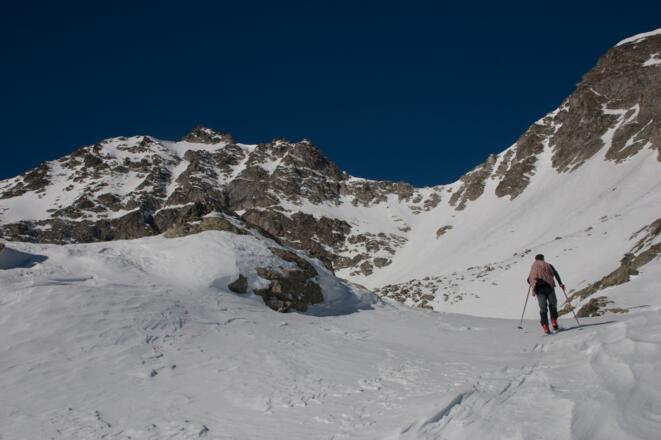 Hier wird die Jägerscharte sichtbar