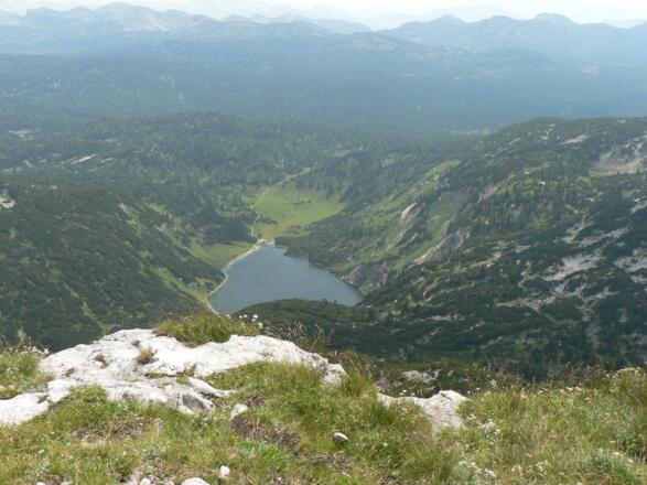 Unter uns liegt der wildromantische Wildensee