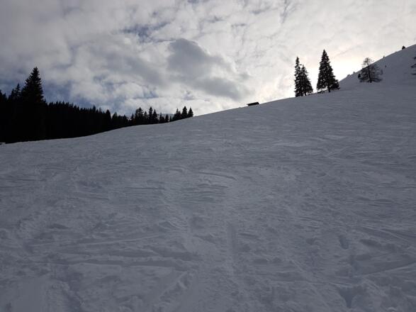 Beinahe Piste