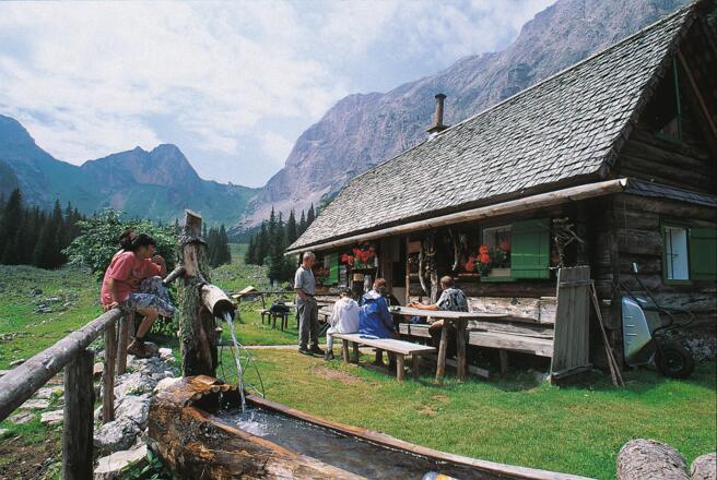 Rast auf der Sulzkaralm