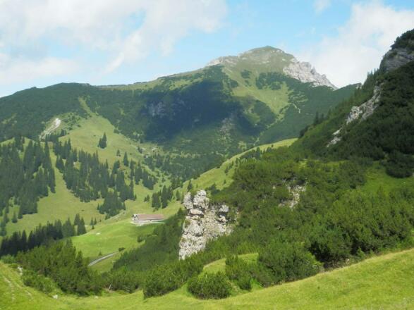 Der Galinakopf ist von weitem her sichtbar