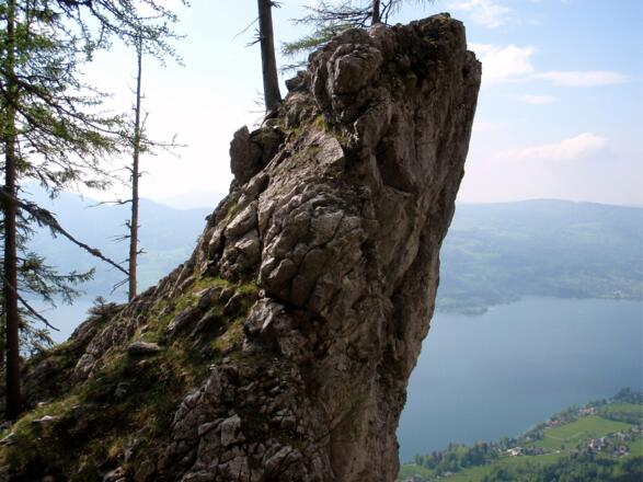 Gratzacken beim Abstieg um 1090 m