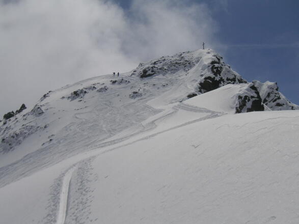 Gipfelaufbau