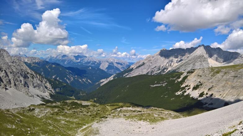 Blick in das Karwendel