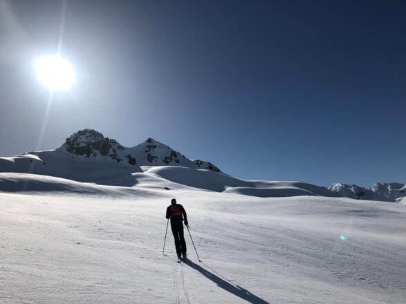 Nach dem Joch auf dem Weg zum Gipfel