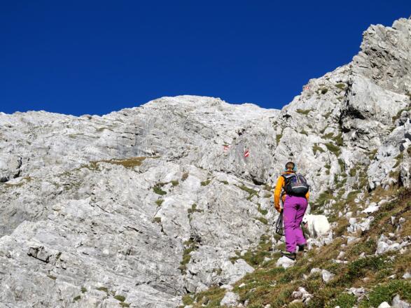 Die erste Steilstufe, Kletterstellen I