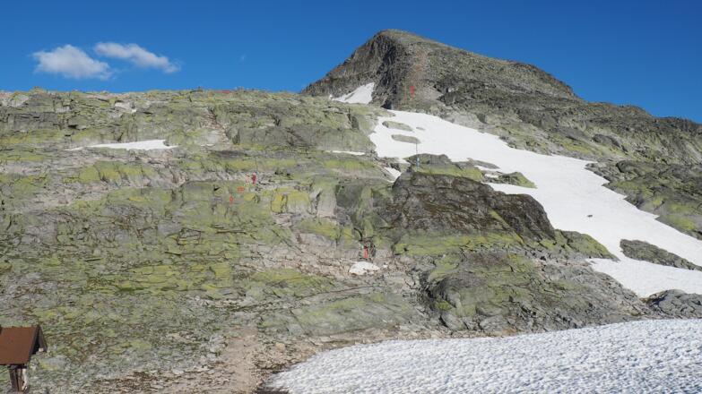 Anstieg zum Medelzkopf vom Kalser Törl 2515m